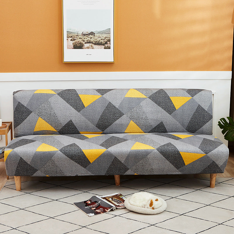 Fabric Armless Sofa Towel Sofa