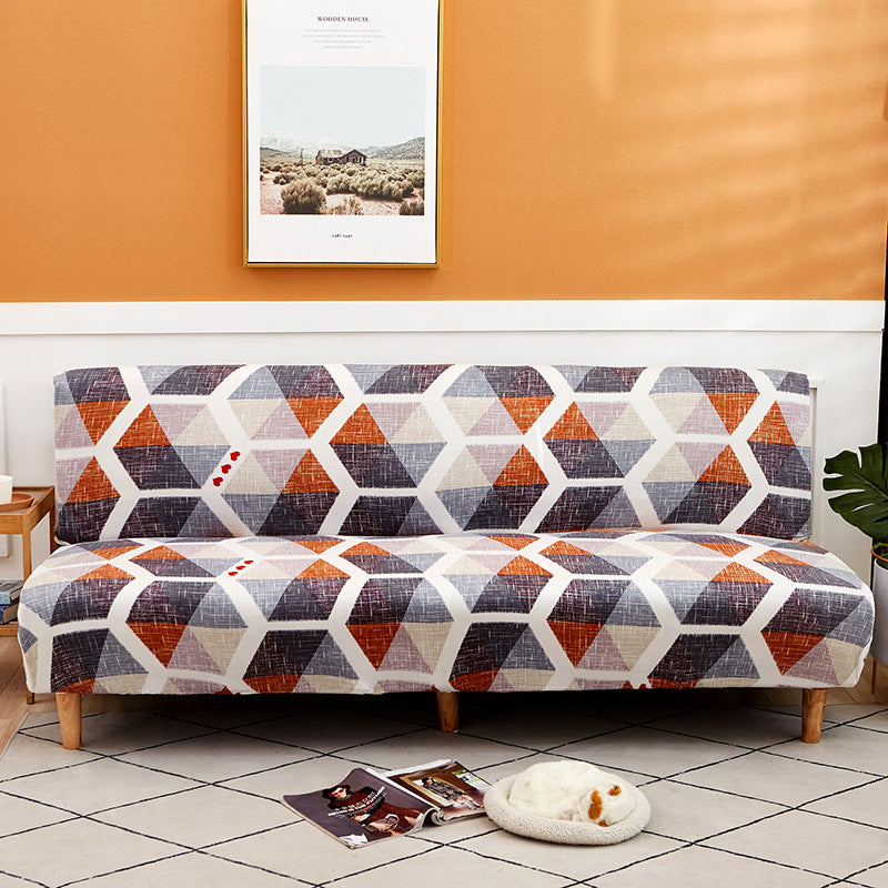 Fabric Armless Sofa Towel Sofa
