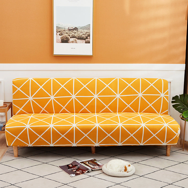 Fabric Armless Sofa Towel Sofa