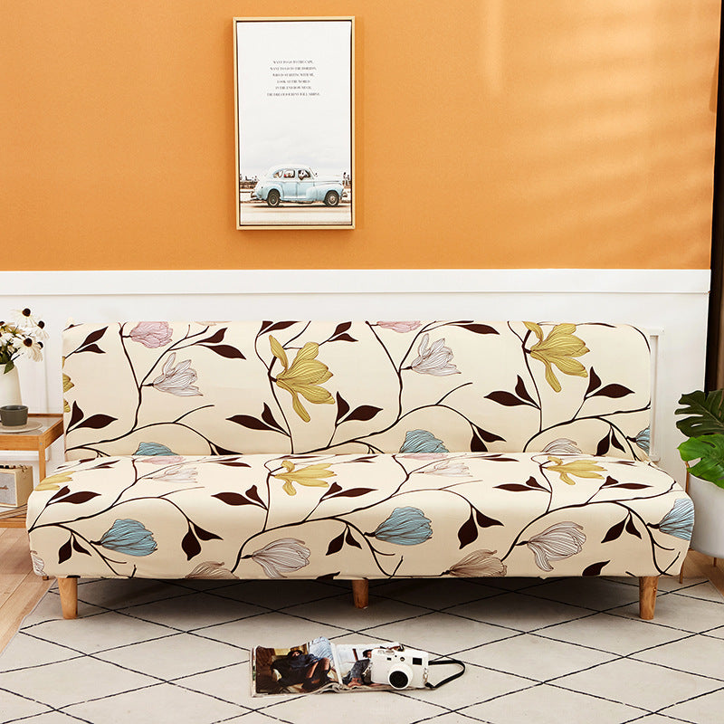 Fabric Armless Sofa Towel Sofa