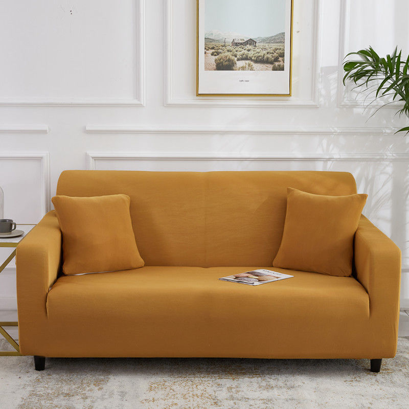 Pure Color Stretch Sofa