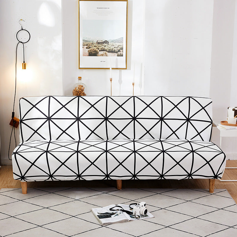 Fabric Armless Sofa Towel Sofa