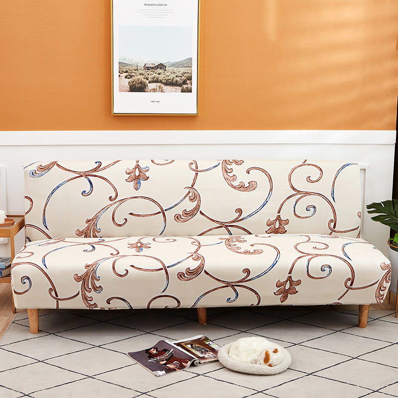Fabric Armless Sofa Towel Sofa