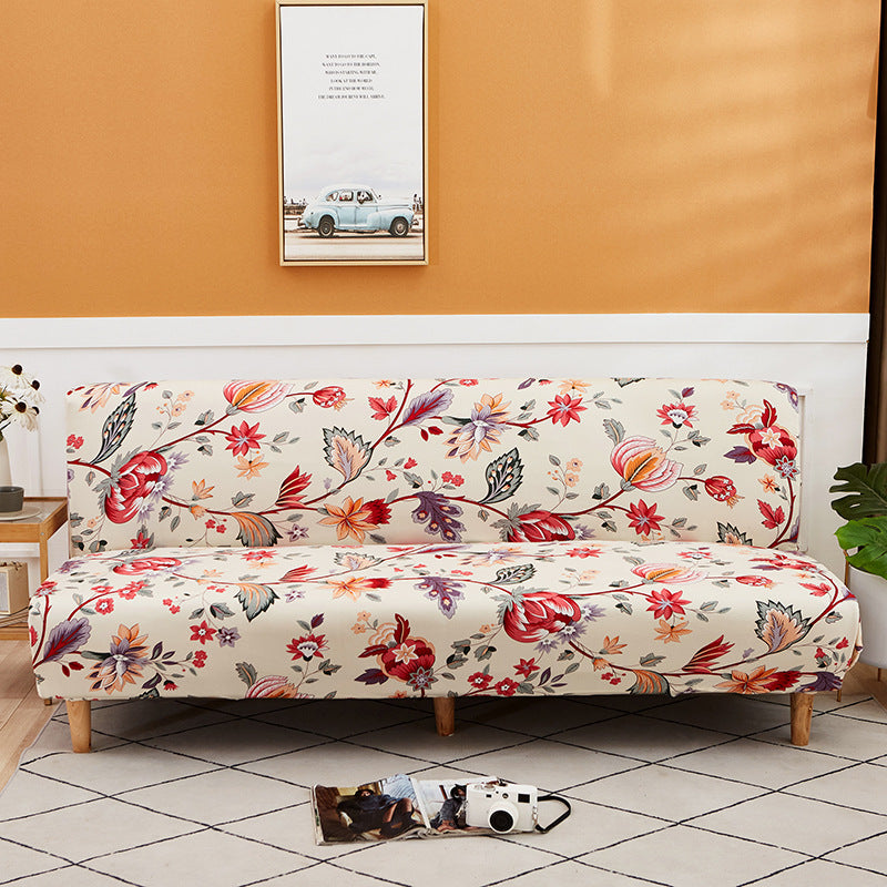 Fabric Armless Sofa Towel Sofa