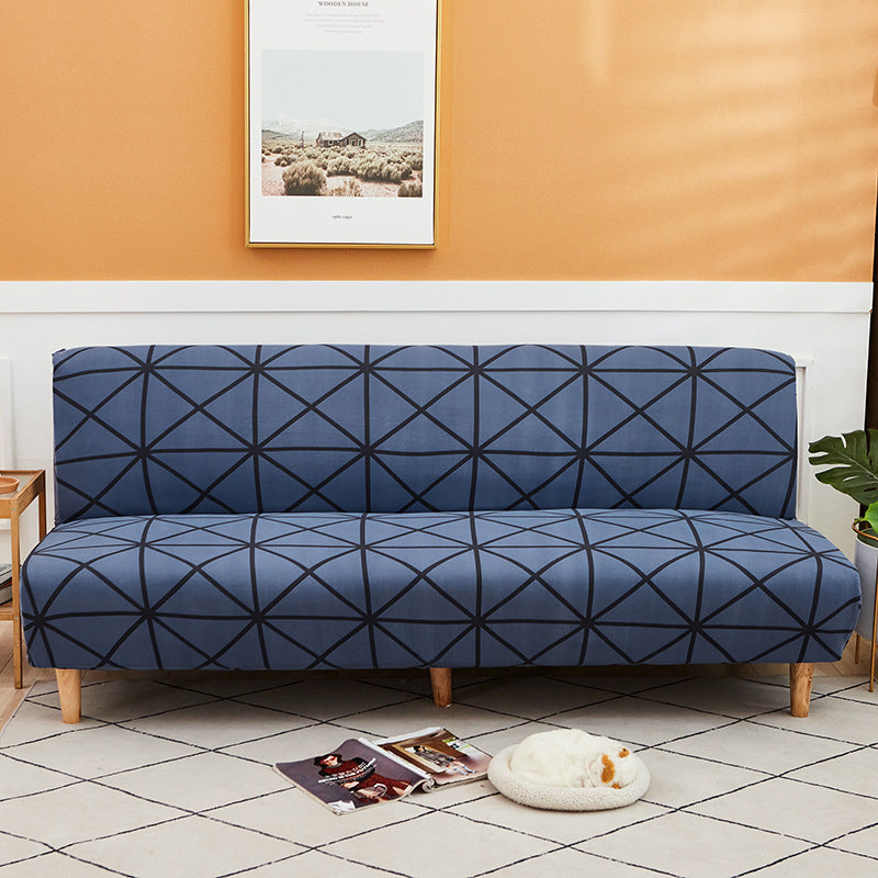 Fabric Armless Sofa Towel Sofa