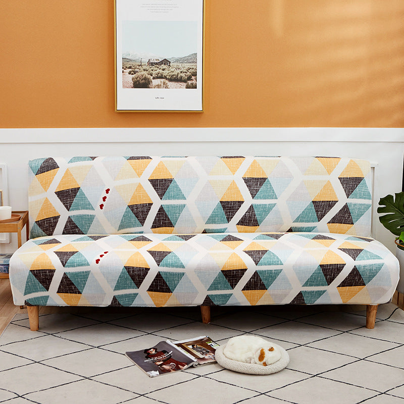 Fabric Armless Sofa Towel Sofa