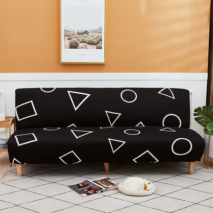 Fabric Armless Sofa Towel Sofa